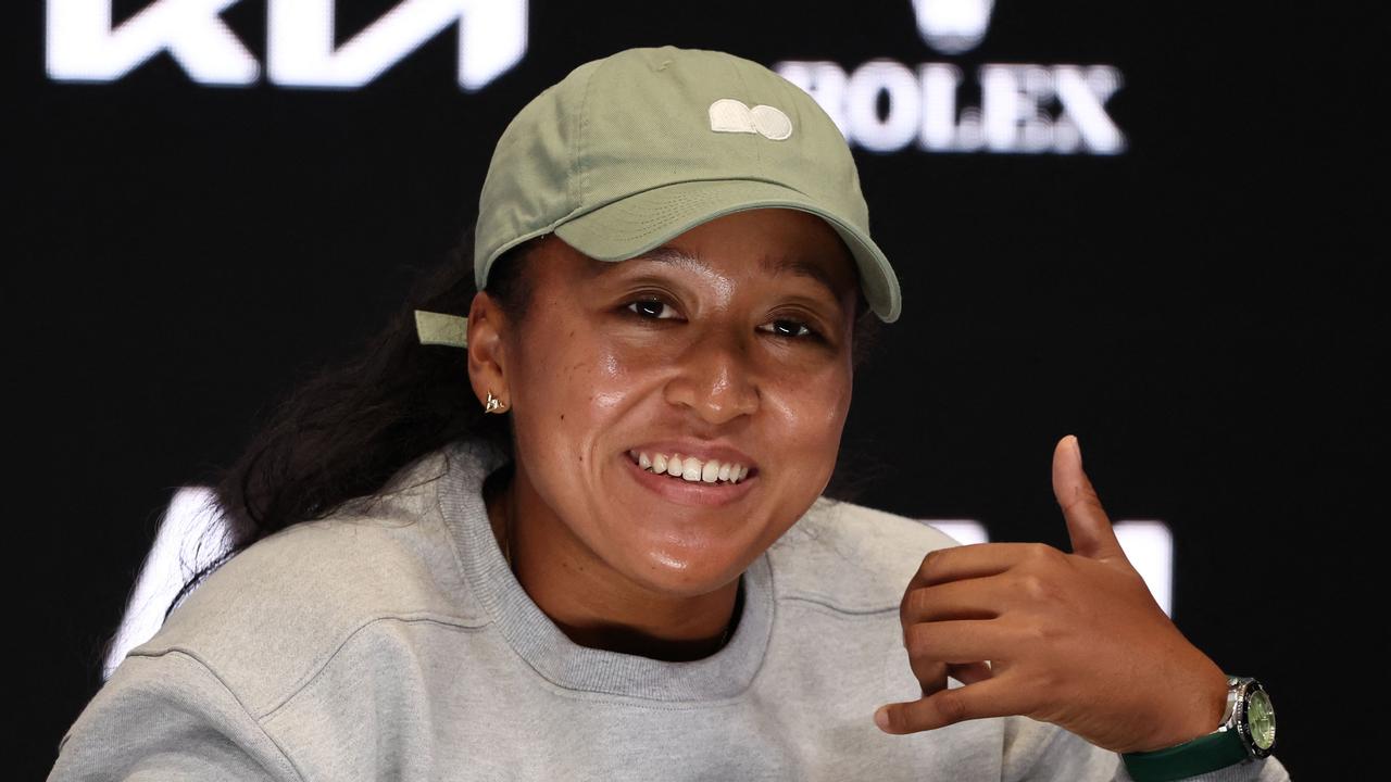 Naomi Osaka says reliving her two grand slam victories at Melbourne Park has filled her with energy ahead of her return at the Australian Open. Picture: Saeed Khan / AFP