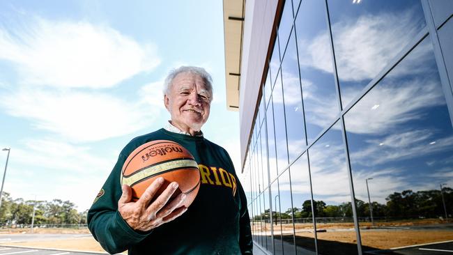 First-year Woodville women’s basketball coach Mike Osborne. Picture: AAP/Morgan Sette