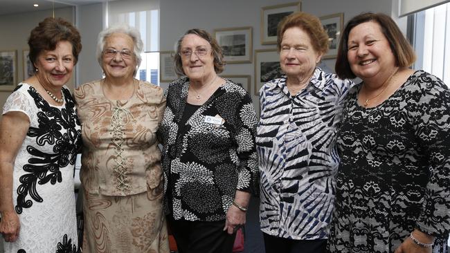 Jenny Walsh, May Chidiac, Elaine Taylor, Winifred Wells and Veronica Knight.