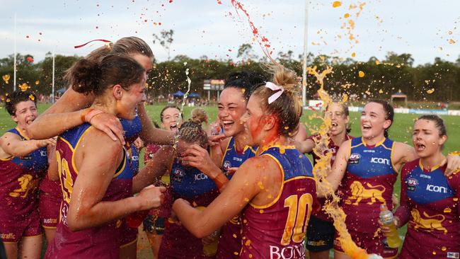 The Brisbane Lions have membership options for its men’s and women’s teams. Picture: Chris Hyde/AFL Media/Getty Images