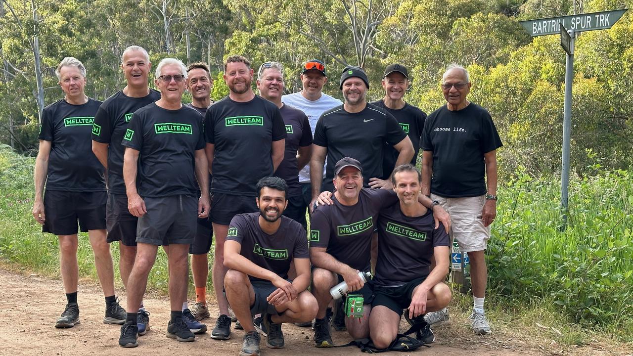 Wellteam holds regular events in and around Adelaide for men to catch up over healthy activities. Picture: Supplied