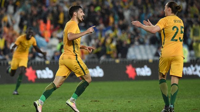 Socceroos V Greece: Mathew Leckie Scores Winner After Tim Cahill Goal ...