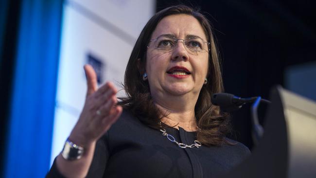 Premier Annastacia Palaszczuk says Queensland will no longer be constrained by free-trade agreements that have seen jobs go offshore or interstate. Picture: AAP Image/Glenn Hunt