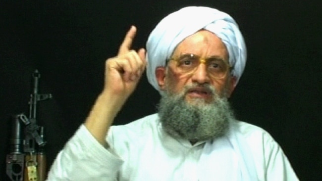 An extract from a video broadcast on the Qatar-based Al-Jazeera network 09/06/06, shows terrorist Ayman Al-Zawahiri, the number-two in Al-Qaeda terror network, speaking in a new videotape obtained by the news network. Crime / Terrorism P/