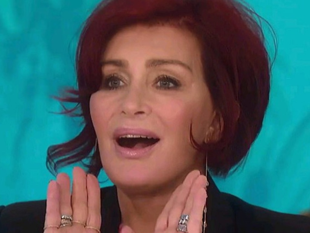 Sharon Osbourne on The Talk. Picture: The Talk