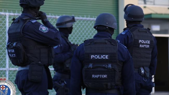 Police raided a business in Padstow this morning. Picture: NSW Police