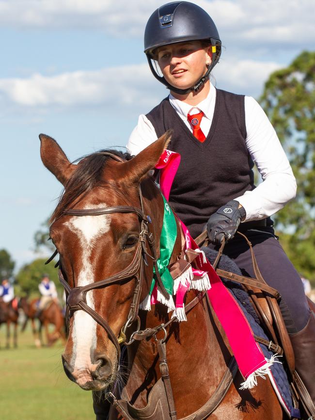 7th place in the PQC State Showjumping Championships 13 and Under 26 100cm class.