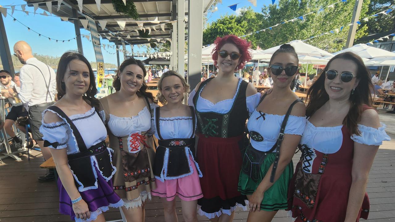 A happy crowd enjoyed Oktoberfest Rockhampton 2023.