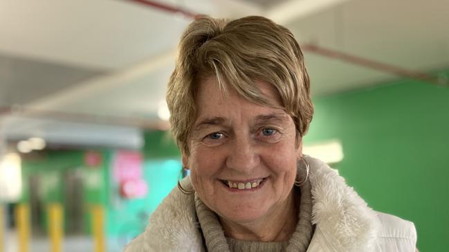 Voices of Victoria: Retiree Judy Bottrell of West Heidelberg at Heidelberg Woolworths. Picture: Kirra Grimes