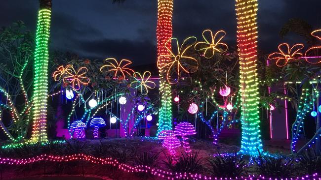 The Christmas lights display at 26 Forest-Oak Drive, Upper Coomera. Photo: Tanya Westthorp