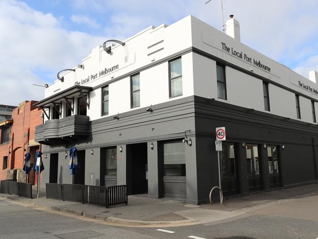 The Local in Port Melbourne has been listed as a Covid-19 exposure site. Picture: Alex Coppel