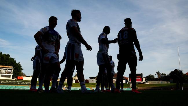 The players are not immune from the game’s shutdown. Photo: Cameron Spencer/Getty Images