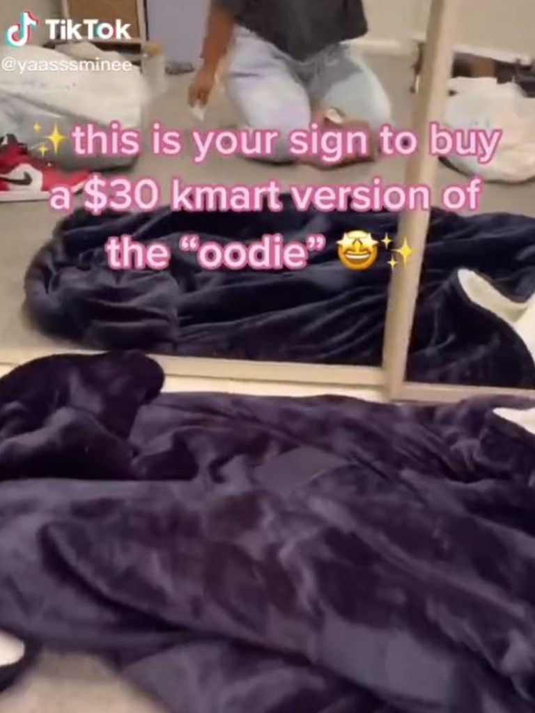 Kmart hooded blanket hot sale