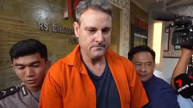 Troy Smith has had his drugs charges downgraded in Bali. Picture: 7NEWS