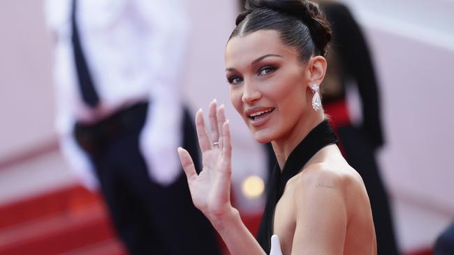 Bella Hadid attends the Annette screening and opening ceremony during the 74th annual Cannes Film Festival. Picture: Vittorio Zunino Celotto/Getty Images for Kering