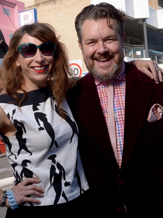 Cathy Adamek and Paul Kitching take a stroll past Adelaide’s favourite old night spots. Picture: Keryn Stevens