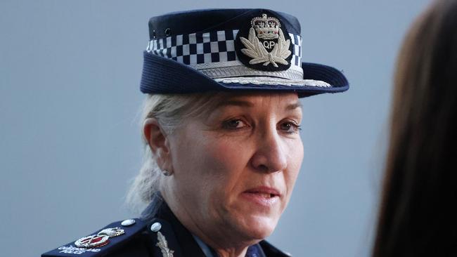 Police Commissioner Katarina Carroll at the commission of inquiry into QPS responses to domestic and family violence. Picture: Liam Kidston