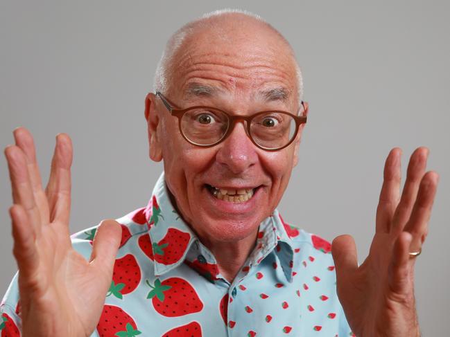 Dr Karl Kruszelnicki at home in Maroubra. Picture Cameron Richardson.