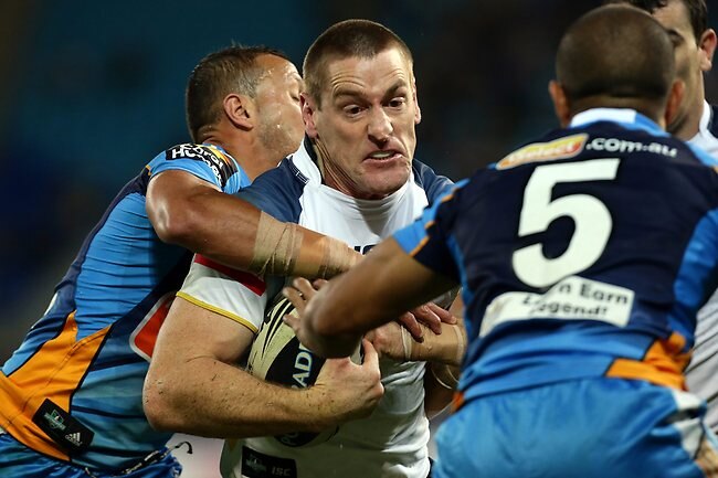 <p>NRL round 13 Titans v Cowboys: Brent Tate. Picture: Adam Head</p>