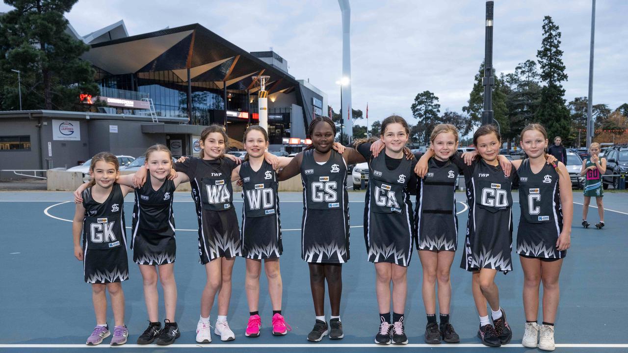 St Albans under-11 netball team.