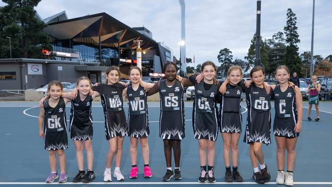 St Albans under-11 netball team.