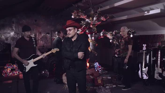 U2 send a 'Happy Christmas' message to their fans