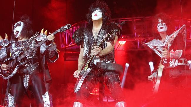 Legendary rockers KISS (Paul Stanley, Gene Simmons, Eric Singer and Tommy Thayer