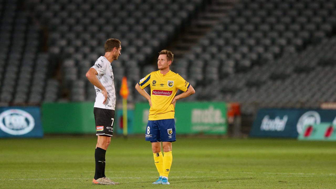 From empty stadiums to complete shutdown: The A-League is set to be suspended on Tuesday morning.