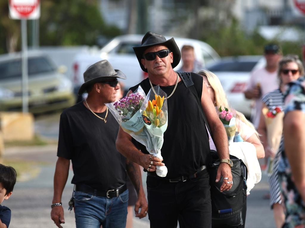 Hundreds of people have gathered at Bribie Island for a vigil to honour 17-year-old shark attack victim Charlize Zmuda. Picture: David Clark