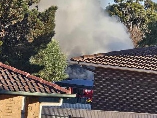 A man died in a house fire in Hackham West in Adelaide on May 25, 2024. Picture: Supplied