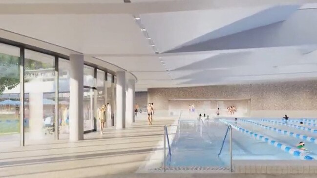 The complex will also include an indoor swimming pool.