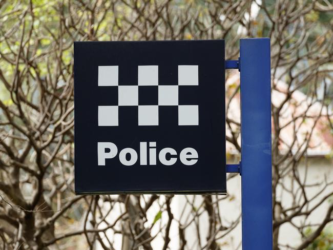 SYDNEY, AUSTRALIA - NewsWire Photos, September 7, 2024. GENERIC. Police sign outside Surry Hills Police Station. Picture: NewsWire / Max Mason-Hubers