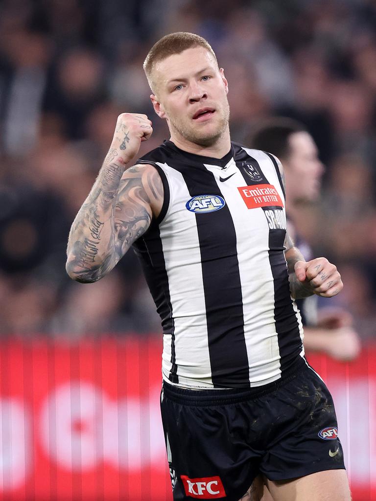 Jordan De Goey and the Magpies missed out on finals. Picture: Mark Stewart