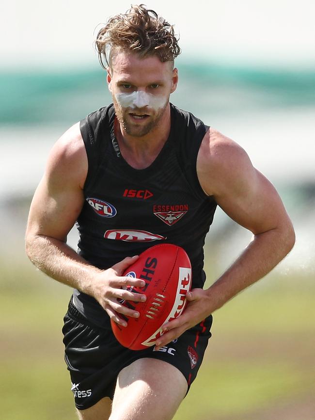 Jake Stringer is set to play midfield for Essendon.