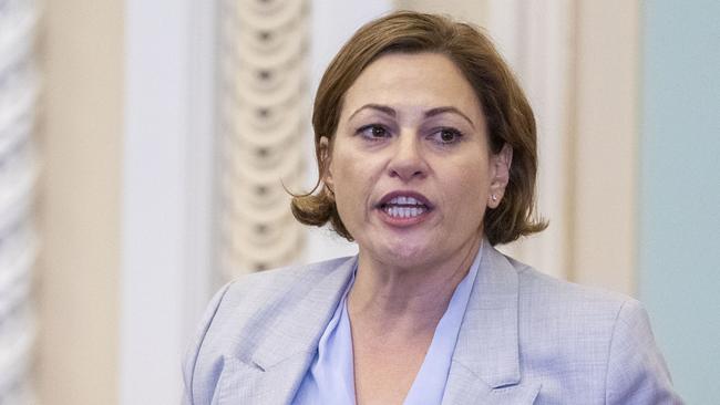 Deputy Premier Jackie Trad has finally apologised to the house for her property purchase scandal. Picture: AAP/Glenn Hunt