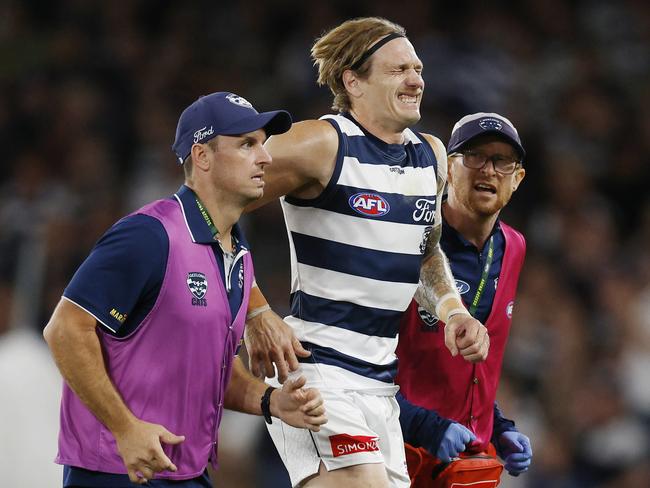 Tom Stewart’s injury was a huge blow to the Cats. Photo: Michael Klein