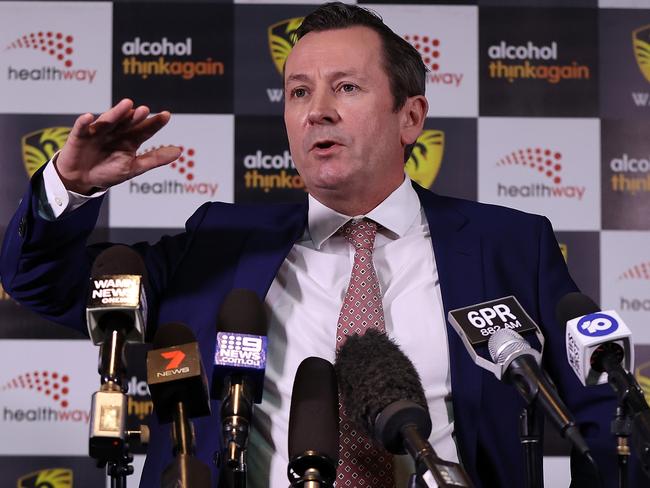 ‘Rash decision’. WA Premier Mark McGowan. Picture: Getty Images