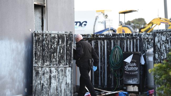 A fire in Domino’s in Corio happened overnight.