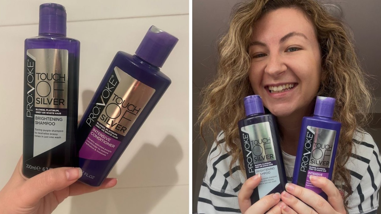 After trying out Pro:Voke Touch Of Silver Brightening Shampoo and Conditioner, Brittany is a convert. Picture: Brittany Stewart