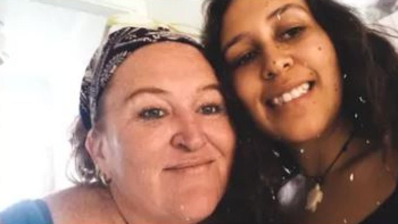 Jelena Layton (right) with friend Ruby Munro who has appealed to the community for help through GoFundMe. Picture: GoFundMe.