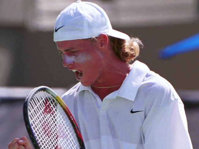 Lleyton Hewitt burst onto the scene as a teenager.