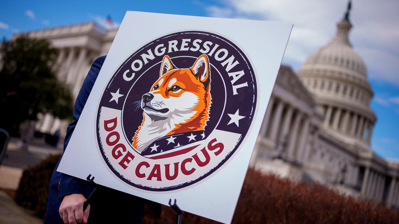 Members of US caucus have pledged to support initiatives "aimed at cutting waste” in government. Picture: Andrew Harnik/Getty Images/AFP