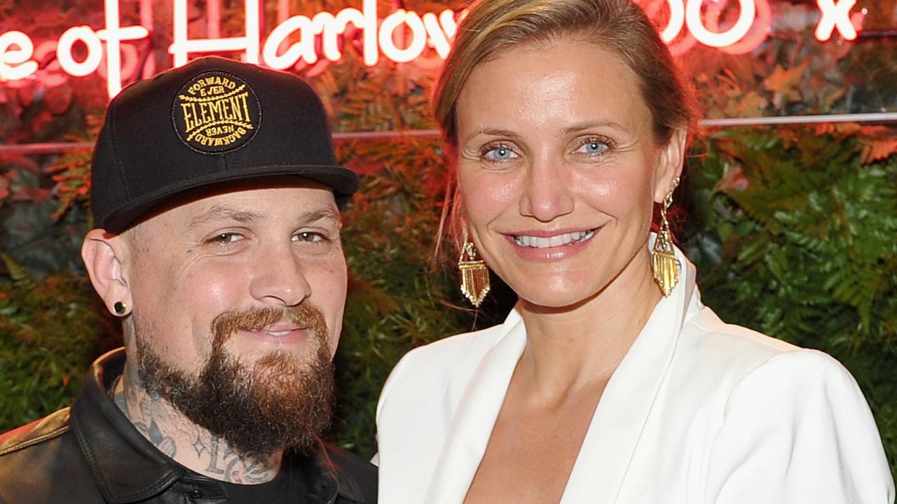 Guitarist Benji Madden and actress Cameron Diaz. Picture: Donato Sardella/Getty Images