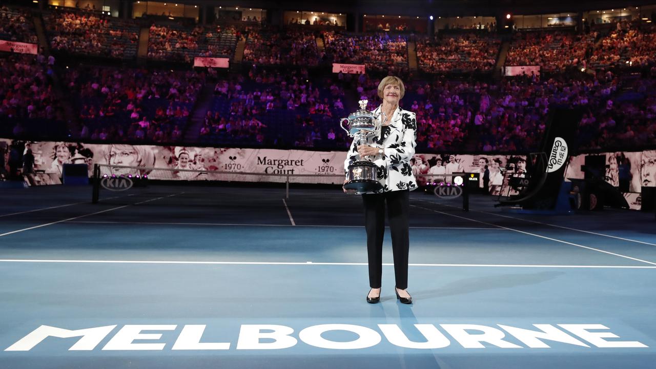 Former Australian Open champion Margaret Court on Monday night.