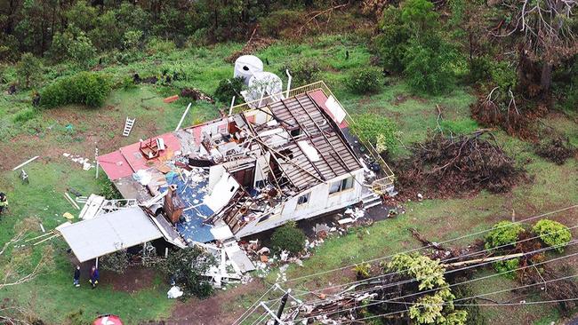 Storms ravaged parts of the Gold Coast. Picture: Supplied / Steven Miles