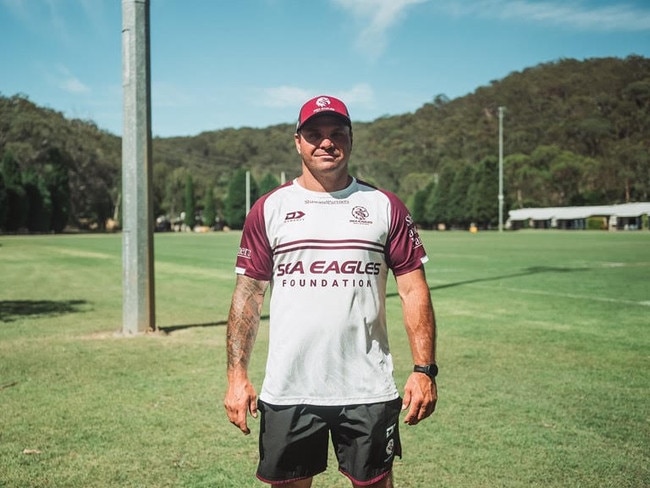 New Manly assistant coach Anthony Watmough at Narrabeen. Picture: Manly Media