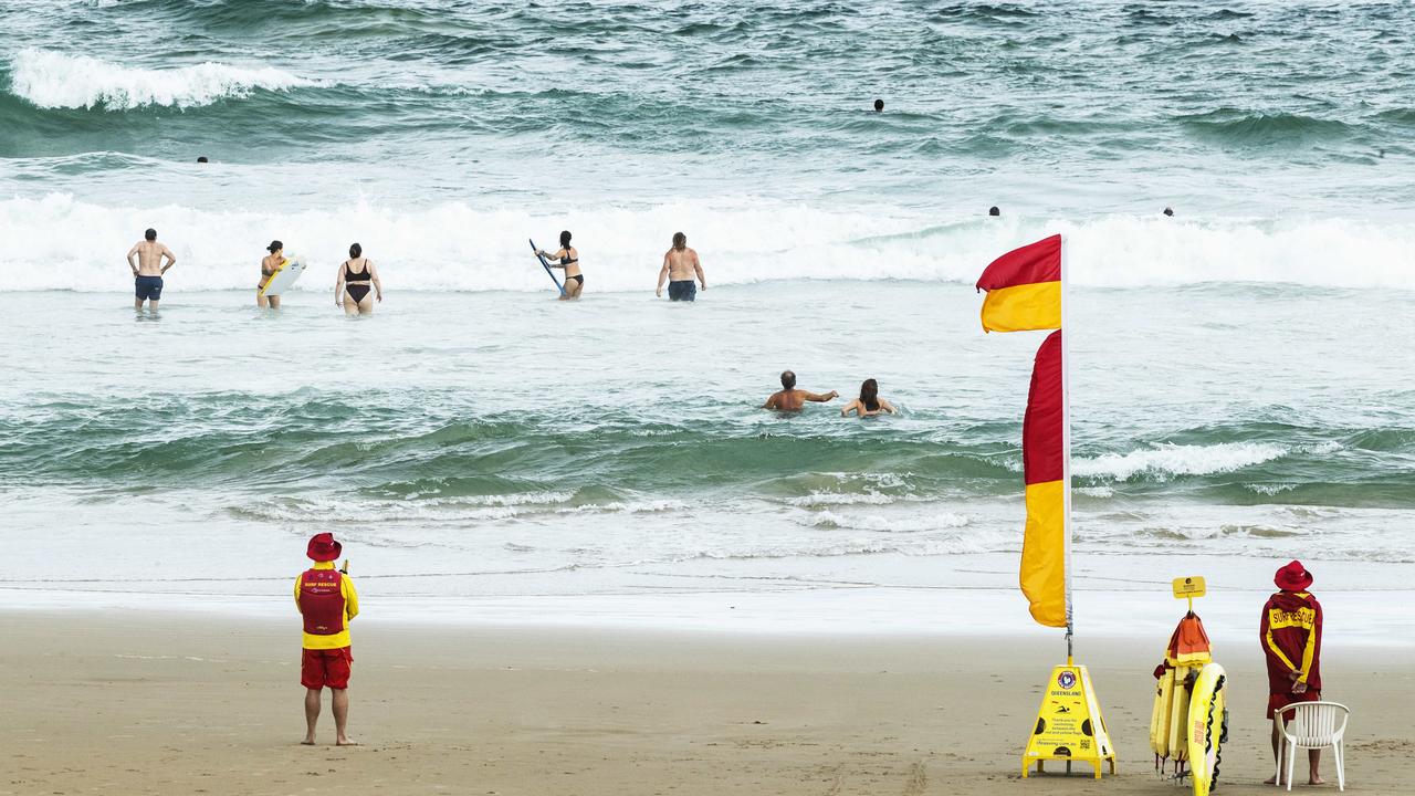 Mudjimba Beach is one of more than 20 beaches on the Sunshine Coast with shark control measures offshore. Photo Lachie Millard