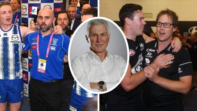 Will North and Carlton stick with interim coaches Rhyce Shaw and David Teague?