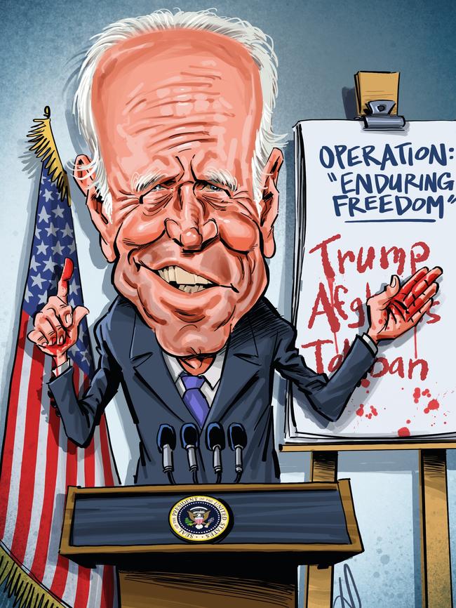 Joe Biden is blaming the Trump Administration and Afghanis for the chaos in Afghanistan after his botched withdrawal of US Troops.