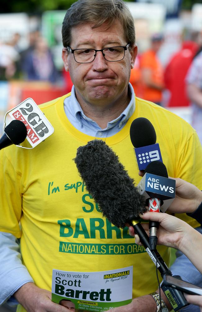 No more running for election for former Nationals leader Troy Grant. Picture: Jonathan Ng